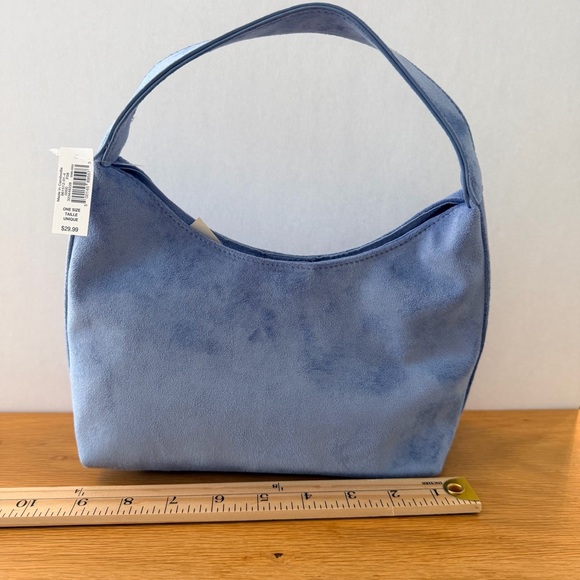 Old Navy Faux-Suede Mini Hobo Bag Women's Bag NWT - Picture 4 of 6